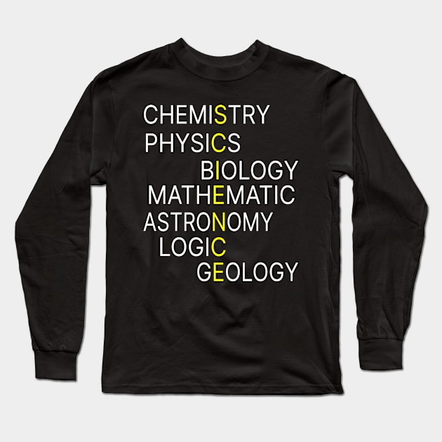 SCIENCE Long Sleeve T-Shirt by ETTAOUIL4